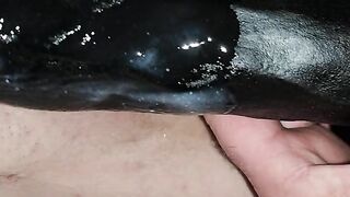 Huge very thick bbc pounding my pussy brutal hardcore bbc fuck bbc dildo pussy gape huge thick cock