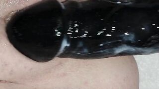 Huge very thick bbc pounding my pussy brutal hardcore bbc fuck bbc dildo pussy gape huge thick cock