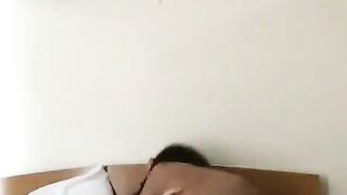 Big ass Asian teen rides dick