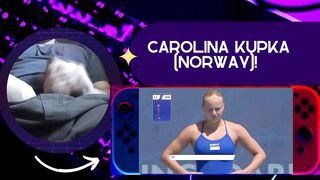 React: Carolina Kupka (Norway) - Diving