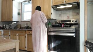 Iranian mother fucked in kitchen سکس با زن جنده همسایه امیر توروخدا بزار برم