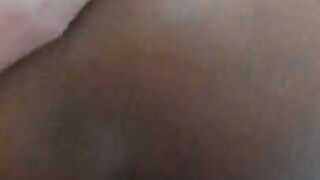 PoV nice black booty fucked by big white dick