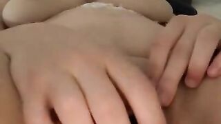 Very creamy masturbation