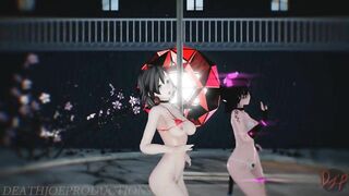 MMD R18 Mitsu And Kaat - Good Night Kiss 1100