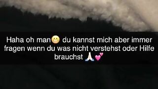 German Student fucks classmate on Snapchat