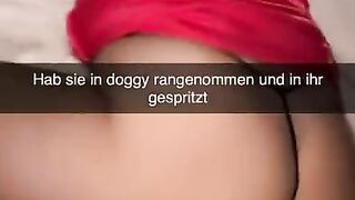 German Student fucks classmate on Snapchat