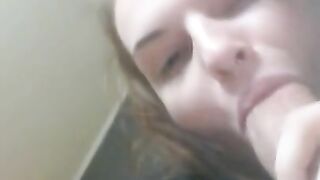 Face fuck a sexy slut until throbbing cum in mouth