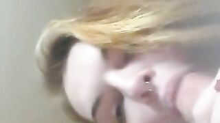 Face fuck a sexy slut until throbbing cum in mouth