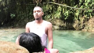 They catch us having sex in the river. Subscribe to OF to see my new content