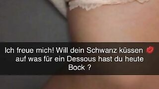 Shy German Girl fucks Best Friend on Snapchat