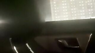 Hot wife takes BBC pounding on parking garage roof while husband films from the backseat!!