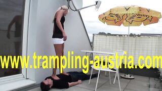 teen goddess barefoot trampling