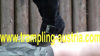 boot trampling