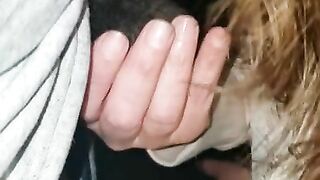 Horny Big Titts Blonde Strokes My Balls And Sucks My Cock While I Cum In Her Mouth