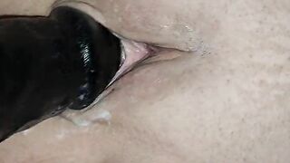 My hungry married white pussy gets more huge bbc dildo deep hard bbc in my white pussy gape big pussy slut