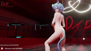 sexy catgirl nude Mia Short Hair 1556