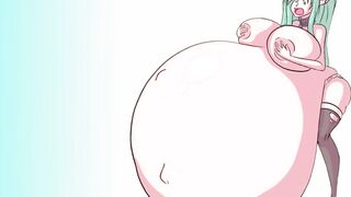 Hentai girl belly expansion, weight gain