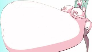 Hentai girl belly expansion, weight gain