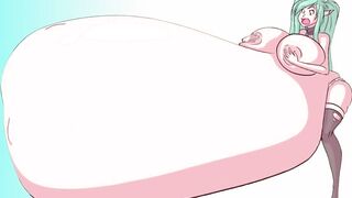 Hentai girl belly expansion, weight gain