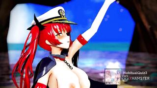 mmd r18 kancolle bitch commander Honolulu and St. Louis 3d hentai