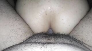 The best amateur anal sex, anal from behind and I cum on my girlfriend's delicious ass, anal POV HOTCOUPLEDJ