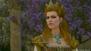 Queen Anna Henrietta Ride on Geralt,s dick for saving her stepsister Syanna Witcher 3