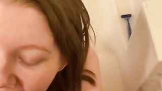 Covered in His Piss and Cum Longer Version Available Golden Shower Blowjob Handjob Real Couple