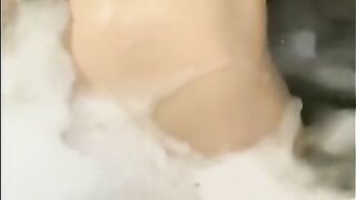 POV You take bath with me and i show you ass, tittes and my wet pussy