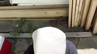 teen baddie gives me head in an alley IN PUBLIC (CUMSHOT!)