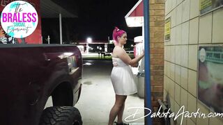 Washing my truck in my white sheer swimsuit - TEASER