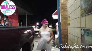 Washing my truck in my white sheer swimsuit - TEASER