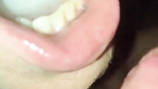 eating my classmate's cock until I take all his cum in my mouth