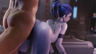 3D Compilation: Overwatch Phara Deepthroat Dva Doggystyle Orgy Brigitte Anal Fucked Hentai