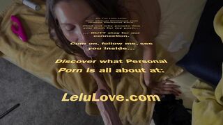 Babe sucking YOUR dick lots of saliva then doggystyle fucking w/ her backing it up on you hard to cumshot on ass - Lelu Love