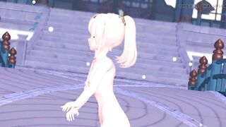 【Hololive MMD】Iroha Kazema / Come to DEEP BLUE TOWN [For gentlemen]