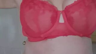 Red Lingerie Jiggling