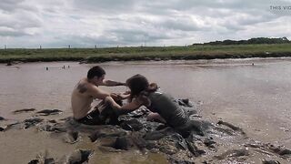 Mud Wrestling--Who Wins, Women or Man!