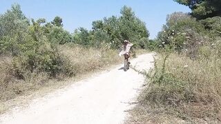 NAKED Biking on Countryside road