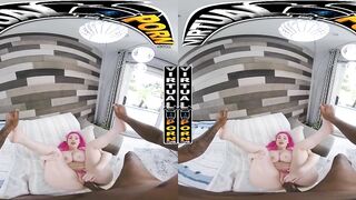 VIRTUALPORN - Lily Lou Riding Big Black Cock In VR And It's Glorious