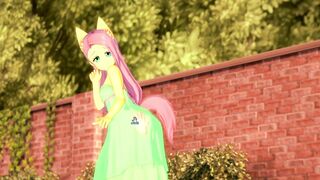 "Fun with Fluttershy in the garden~!" MLP POV Animation with English Voice Acting~!