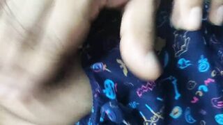 My wife Vaishu's Boobs and nipple press