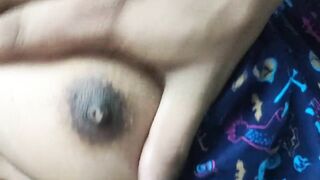 My wife Vaishu's Boobs and nipple press