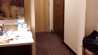 Husband films himself fucking his wife at the hotel