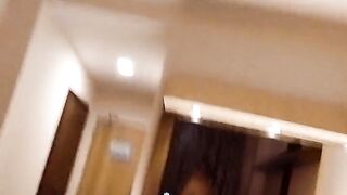 Husband films himself fucking his wife at the hotel