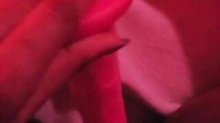 HAIRY WET PUSSY FUCKED HARD WITH BIG 7In Dildo! Moaning & Orgasm