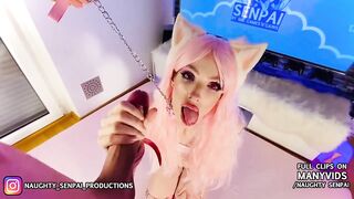 My AHEGAO KITSUNE SLUT - Fox Girl Cosplay Waifu PMV Rough Sex, Sloppy Blowjob, UwU Cat Egirl, Facial