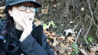 Nerdy Faery Has a Smoking and Pee Fetish