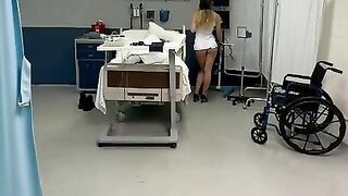 Nurse got caught sucking patients cock