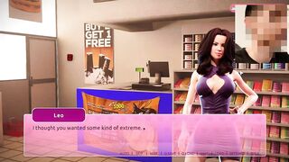 Risky Sex with Stepsister ( Tracy ) in the store - "No Cum" - Game: My Lovely Stepsister