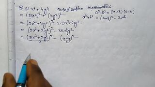 Factorization Math Slove by Bikash Edu Care Episode 26